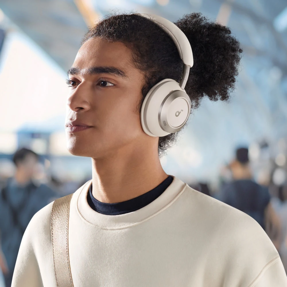 Słuchawki bezprzewodowe Soundcore Space One Pro Beżowy - EasyUse.pl