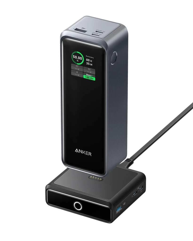 スマホアクセサリー Anker Prime Power Bank & Charging Base Powerbank Anker 737 Prime 250W PD 27650 mAh + Baza Ładująca